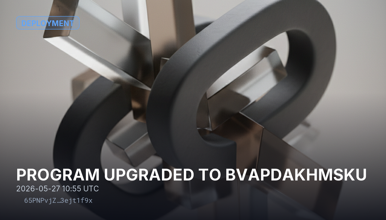 PROGRAM UPGRADED TO BvAPdAKHMsku